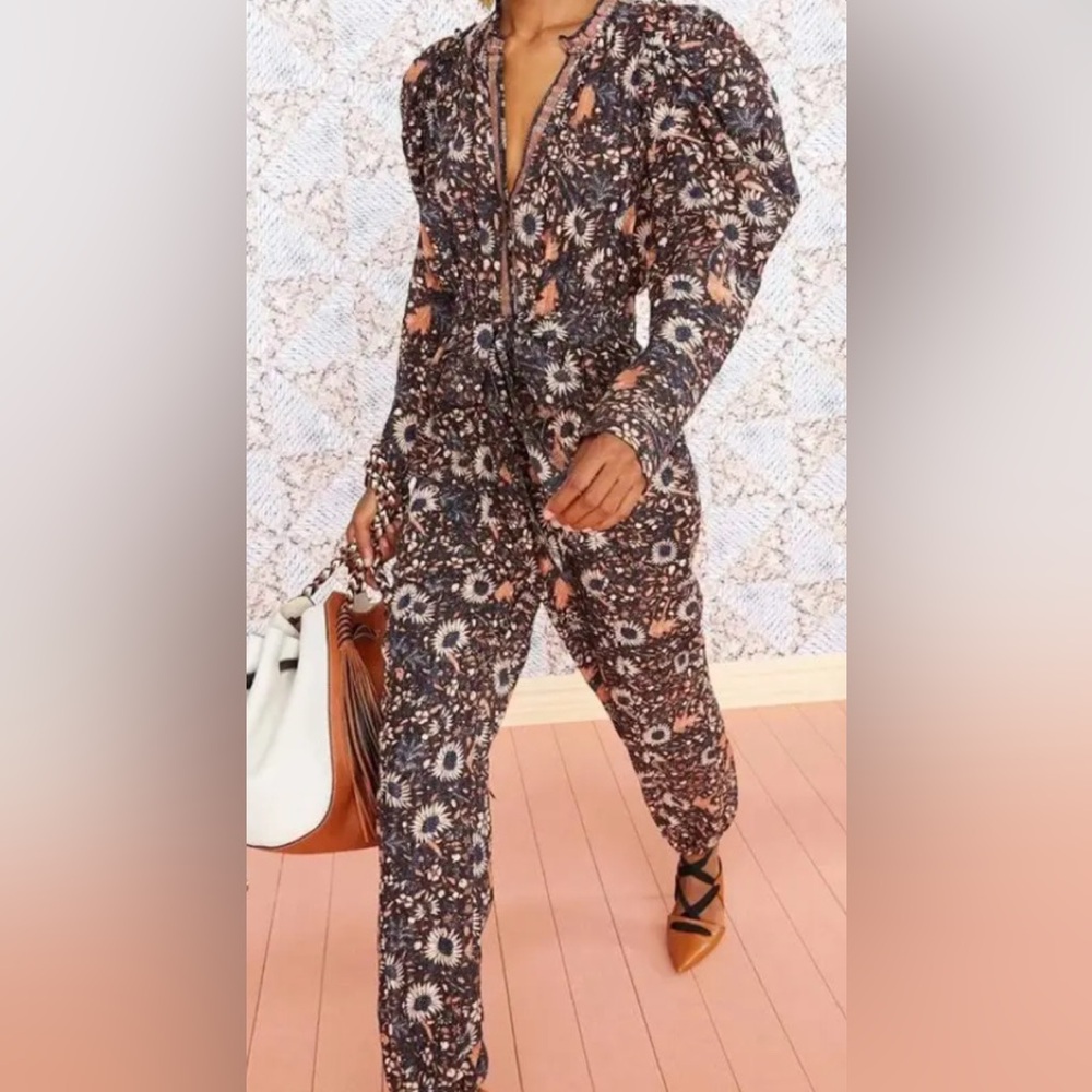 NWT Ulla Johnson Meadow Jumpsuit in Obsidian Size: 0
